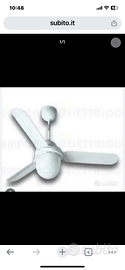 Ventilatore da soffitto vortice con luce