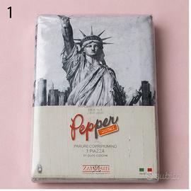Parure copripiumino singolo Zambaiti New York