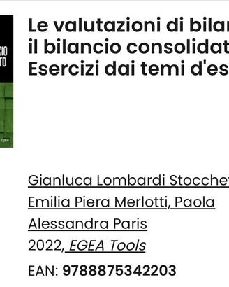 Le valutazioni di bilancio e bilancio consolidato