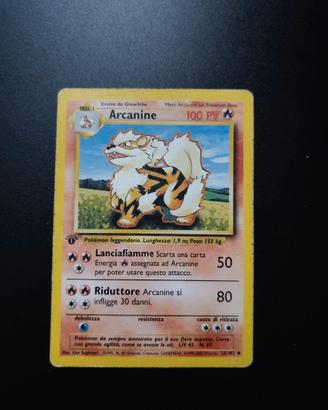 Pokemon Arcanine 1 Edizione - 23/102 Set Base (ITA