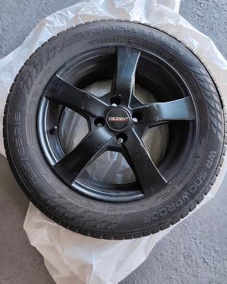 Gomme invernali con cerchi in lega