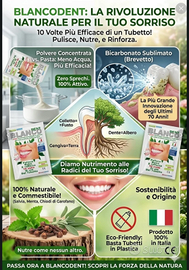 Blancodent dentifricio in polvere 100% naturale