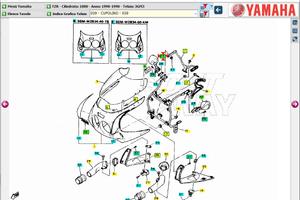 Specchio Dx Yamaha FZR1000 2GH262901000