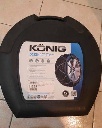 catene da neve konig xg 12 pro 235 mai usate 