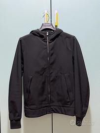 Giubbino Softshell Conbipel Nero con Cappuccio