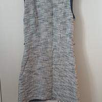 Vestito H&M tweed bianco/nero – taglia 40 