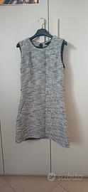 Vestito H&M tweed bianco/nero – taglia 40 