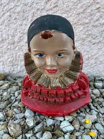 Busto gesso Pierrot Gourmand