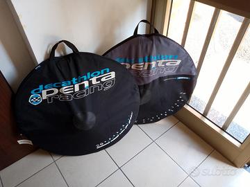 Coppia Sacche Porta Ruote Bici Decathlon