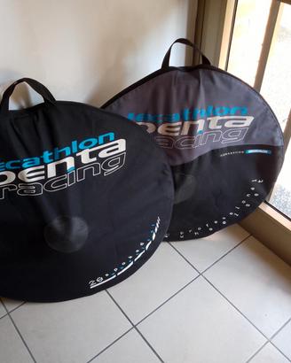 Coppia Sacche Porta Ruote Bici Decathlon
