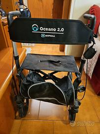 Deambulatore per anziani da esteno