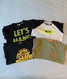 Lotto 4 T-shirt bambino 11-12 anni