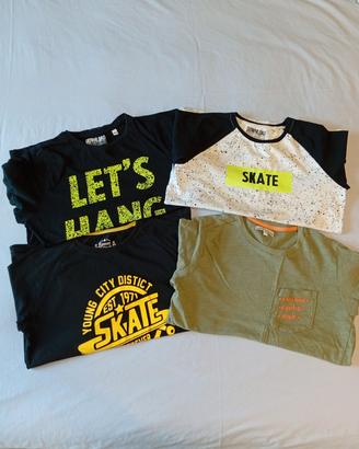 Lotto 4 T-shirt bambino 11-12 anni