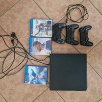 PS4 Slim + 3 controller e giochi