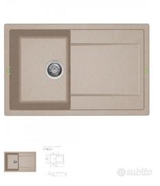Lavello cucina flagrante 79x 48