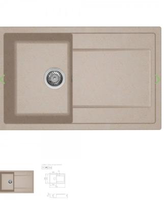 Lavello cucina flagrante 79x 48
