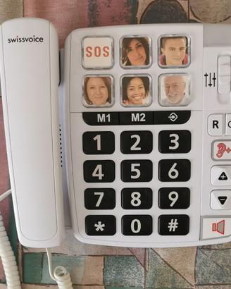 Telefono per anziani SWISSVOICE Xtra 1110