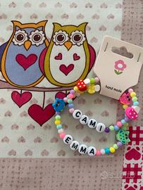 Coppia bracciali nome sorelle