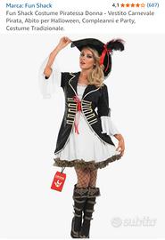 vestito di carnevale donna pirata