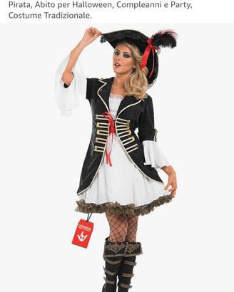 vestito di carnevale donna pirata