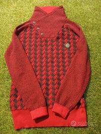 Maglioncino Stone Island Nero e Rosso Size S 