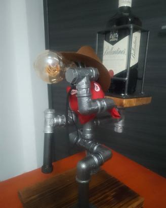 lampada porta bottiglia cowboy 🤠