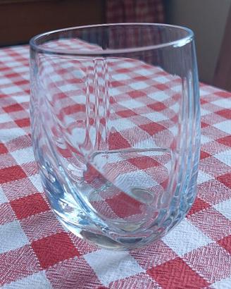 Set 12 bicchieri acqua vintage vetro cristallo lav