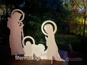 Presepe in legno per interni / esterno