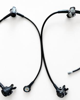 Kit erogatori Mares doppio DIN + Scubapro