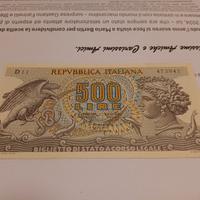 Banconota 500 lire Aretusa
