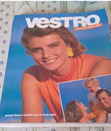 VESTRO catalogo libro primavera estate 1987