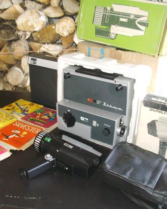 proiettore e videocamera 