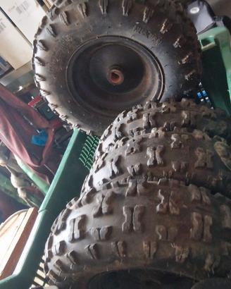 N 8 cerchi e gomme mini quad completi