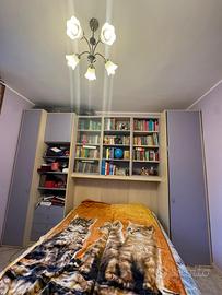 armadi a 2 ante con libreria