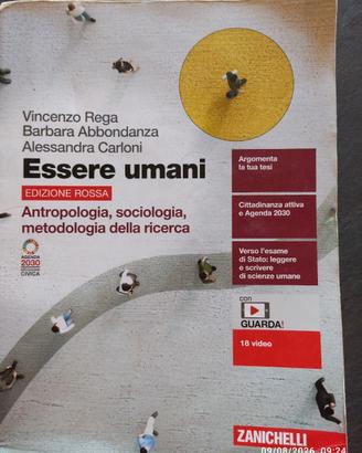 Essere umani edizione rossa Zanichelli
