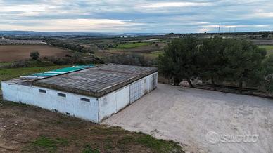 Terreno con Capannone e Villa