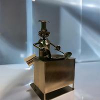 Brubaker Screw Man Cook Handcrafted Iron Figure Me