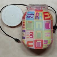 Lampada vaso Nutella vetro edizione limitata