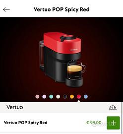 Nespresso Vertuo rossa