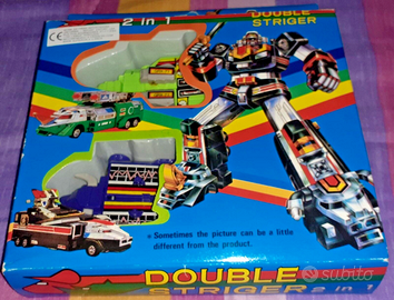 double striger 2 in 1 ROBOT set rhinoceros + bison