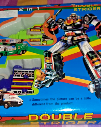 double striger 2 in 1 ROBOT set rhinoceros + bison