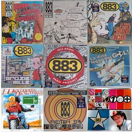Vinili 883: 9 album in vinile NUOVI