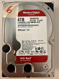 Hard Disk Western Digital RED 4TB WD NAS