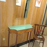 Consolle e Specchio Vintage Anni '50/'60 in Legno