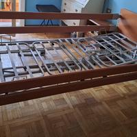 Letto ortopedico motorizzato.