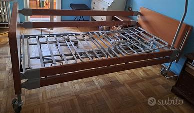 Letto ortopedico motorizzato.