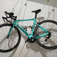 Bici corsa bianchi carbonio