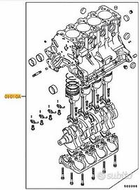 Shortblock motore mitsubishi lancer evolution x