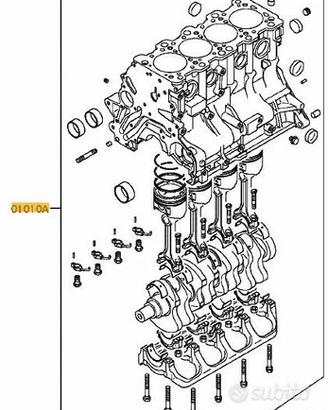 Shortblock motore mitsubishi lancer evolution x
