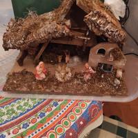 presepe con statuine 